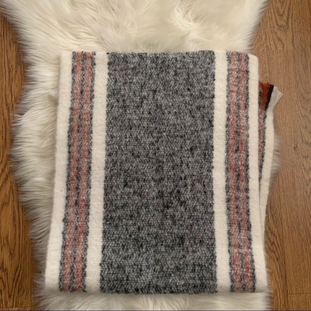 Free People Multicolor Striped Cozy Fridge Scarf